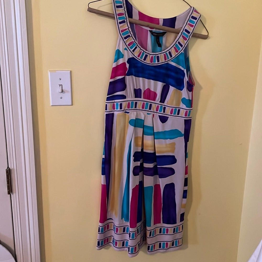 BCBG multi color dress
